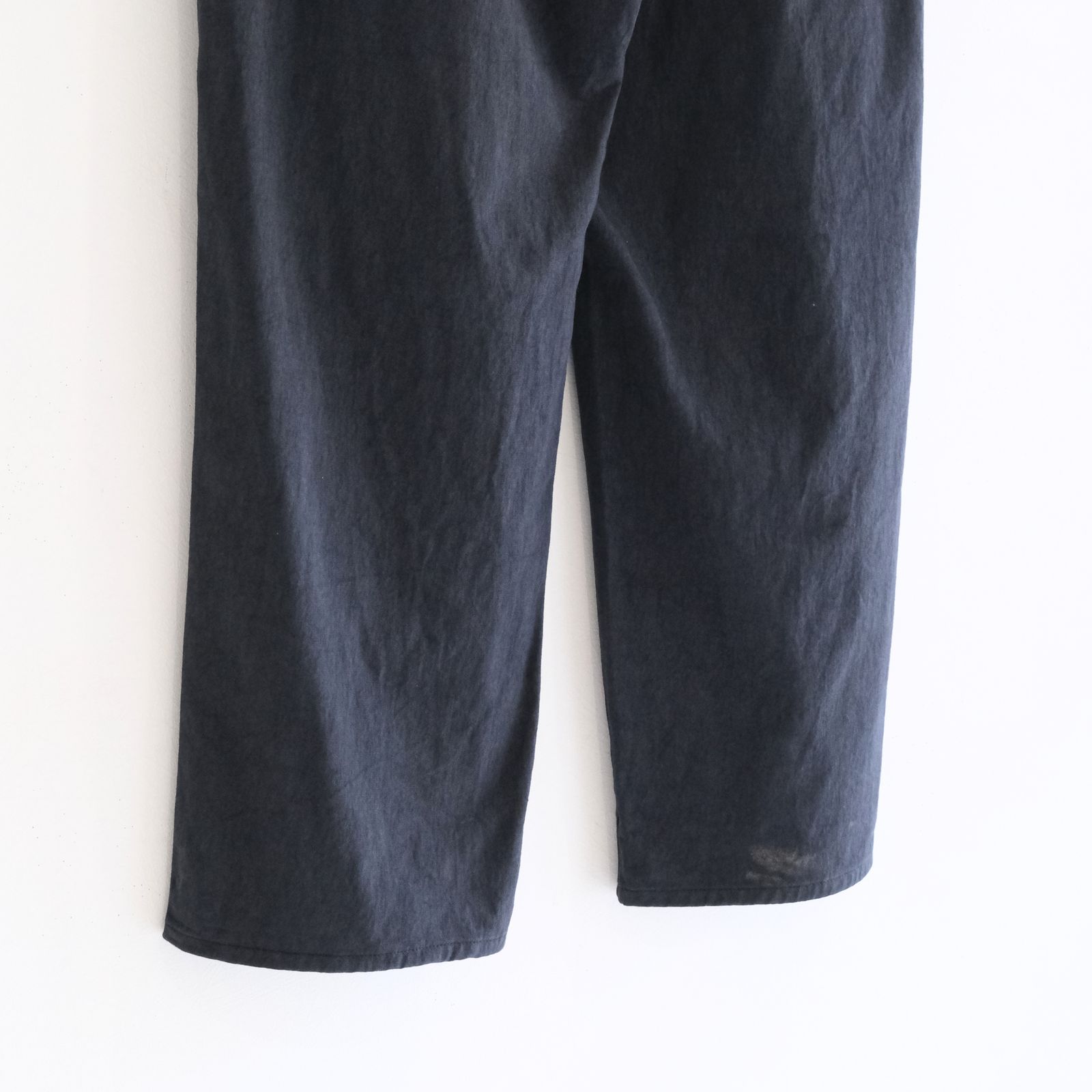 FADED CORKSCREW TWILL WORK PANTS（FADED BLACK）
