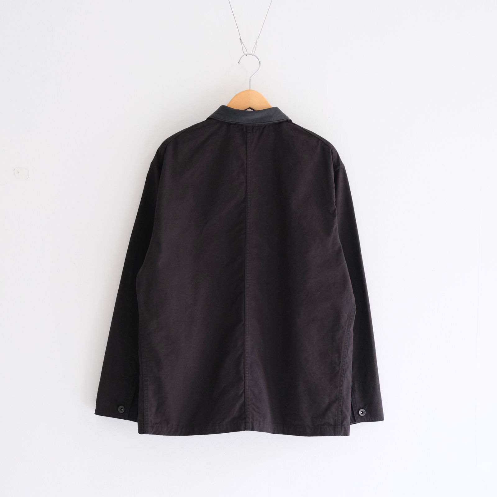 WASHED C/R/S DUCK COVERALL / ジャケット / カバーオール / BLACK