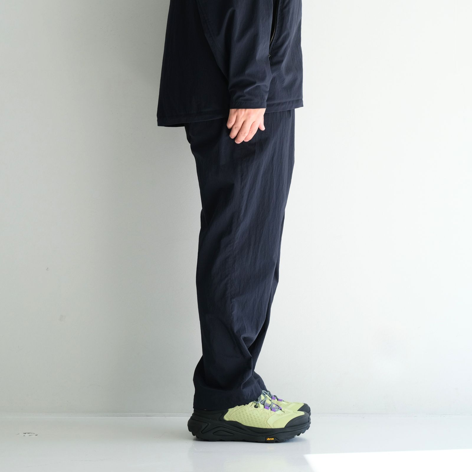 SHIBO NYLON SEASIDE PANTS / ナイロン / NAVY
