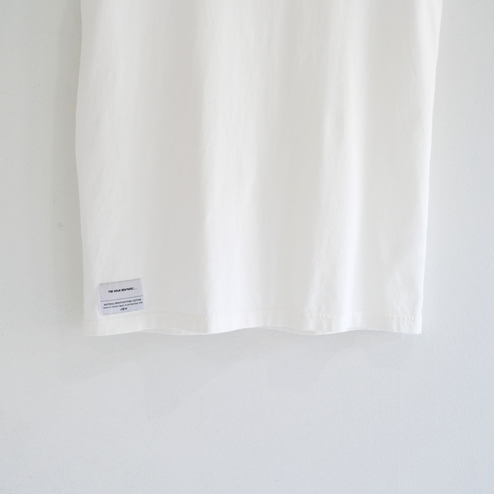 No Sleeve Top / ノースリーブ / 天然ピマコットン / WHITE