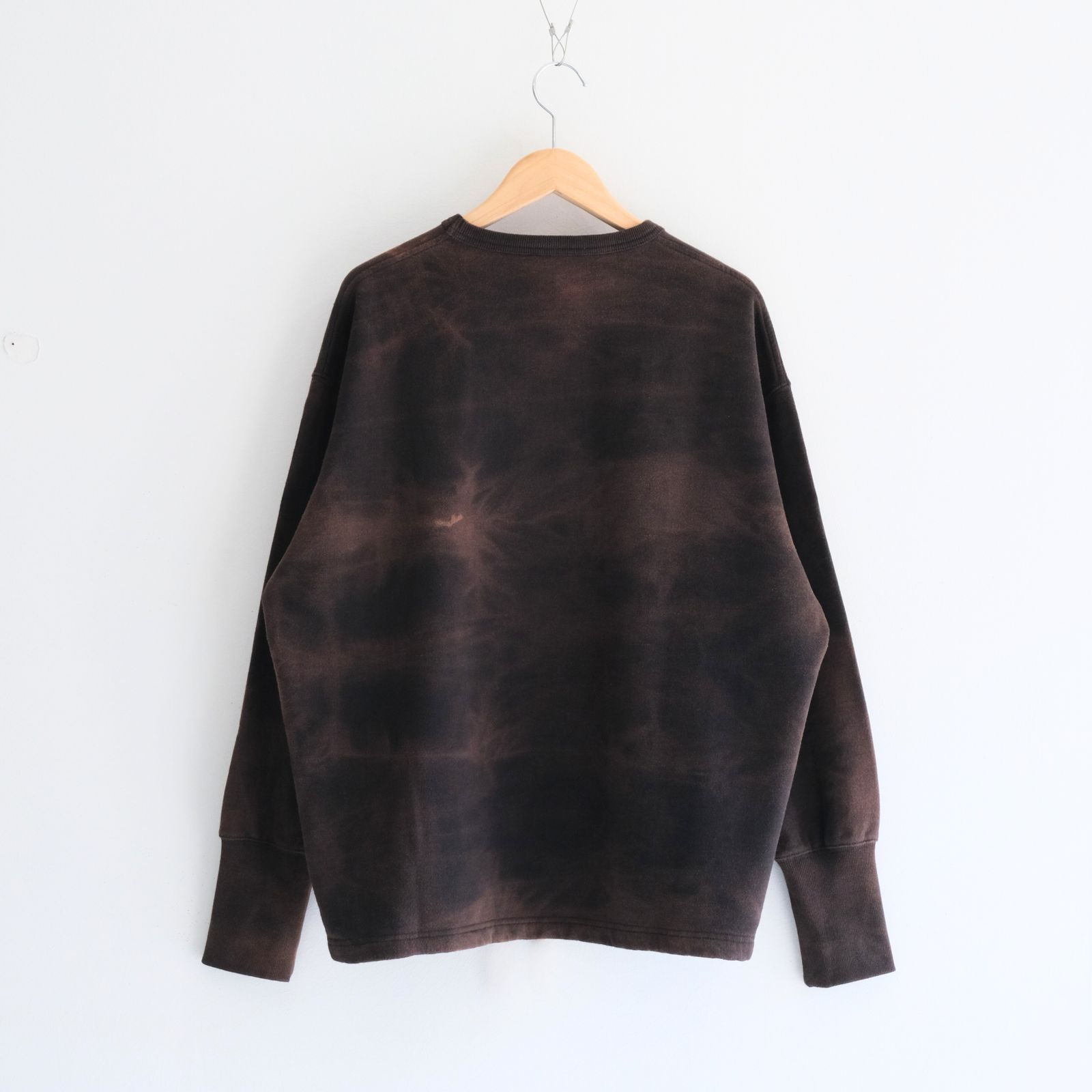 Reimagined Newsboy Fleece-Lined Sweatshirt / スウェット / Bleached Black
