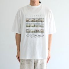 "TEE-NS".11 Counting sheep Tee / "TEE-NS".11 カウンティング シープ Tシャツ（WHITE）