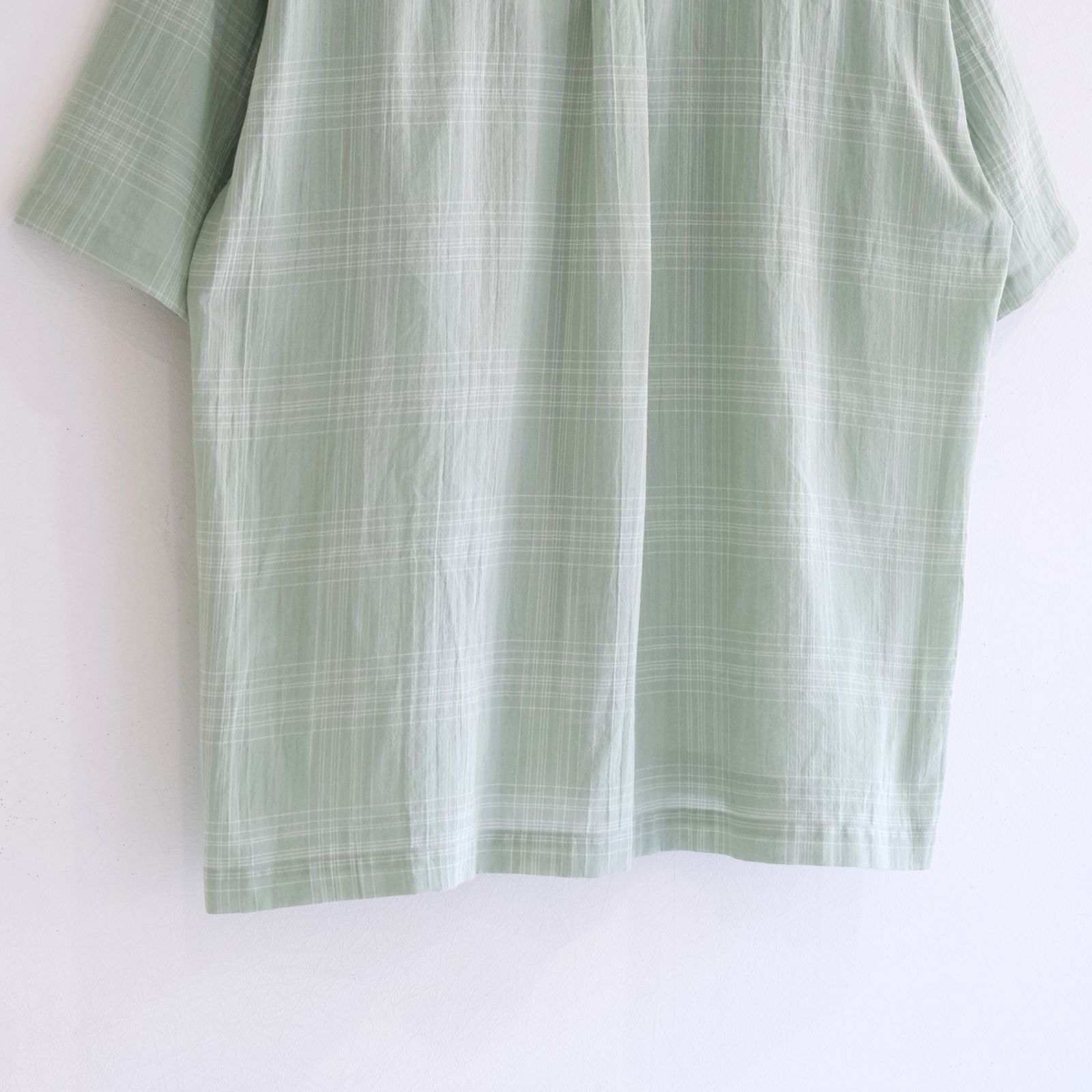 "MERCED" Sheer Through Shirt （MINT）