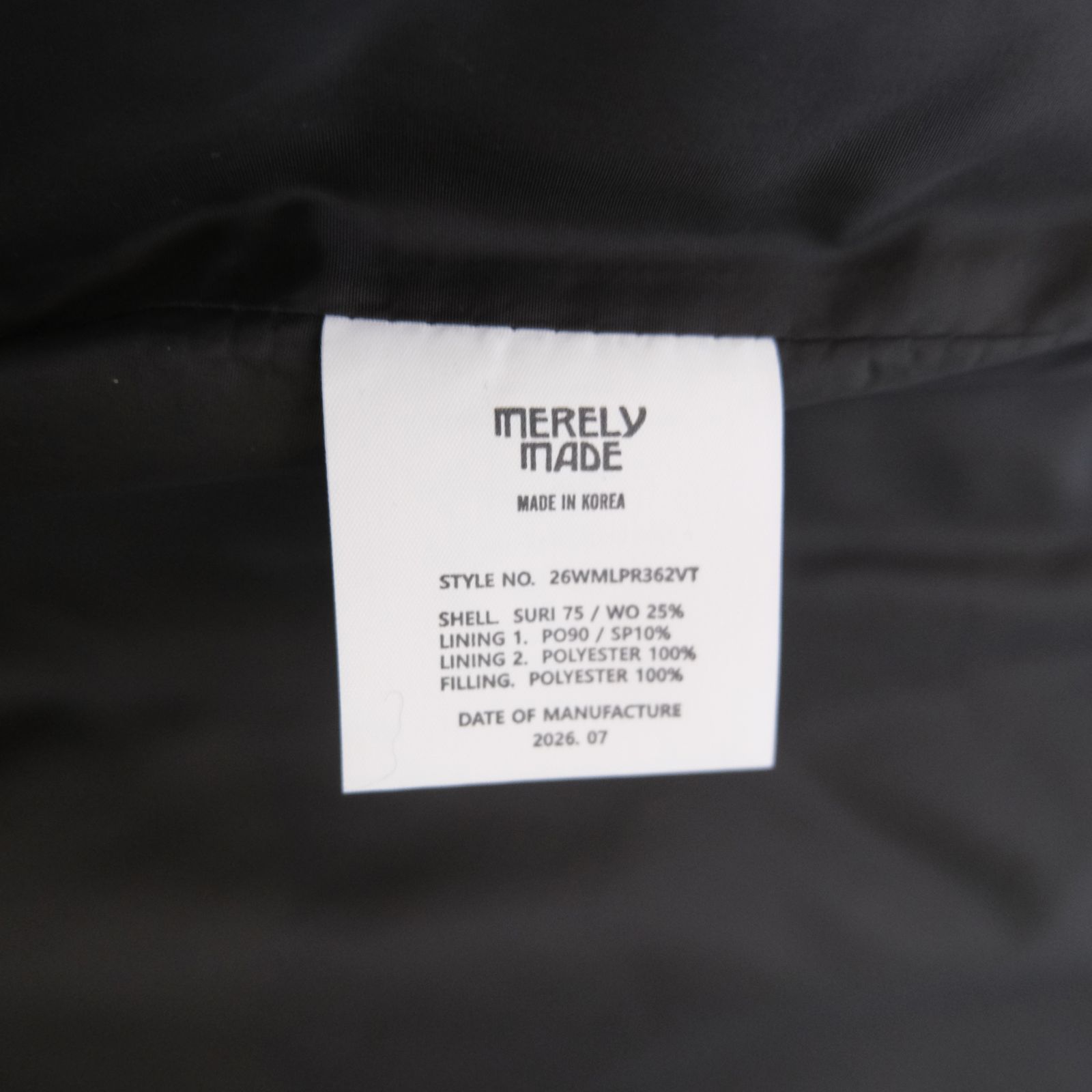 【残り1点】MERELY SURI ALPACA INUIT FUR VEST（BLACK MINK）