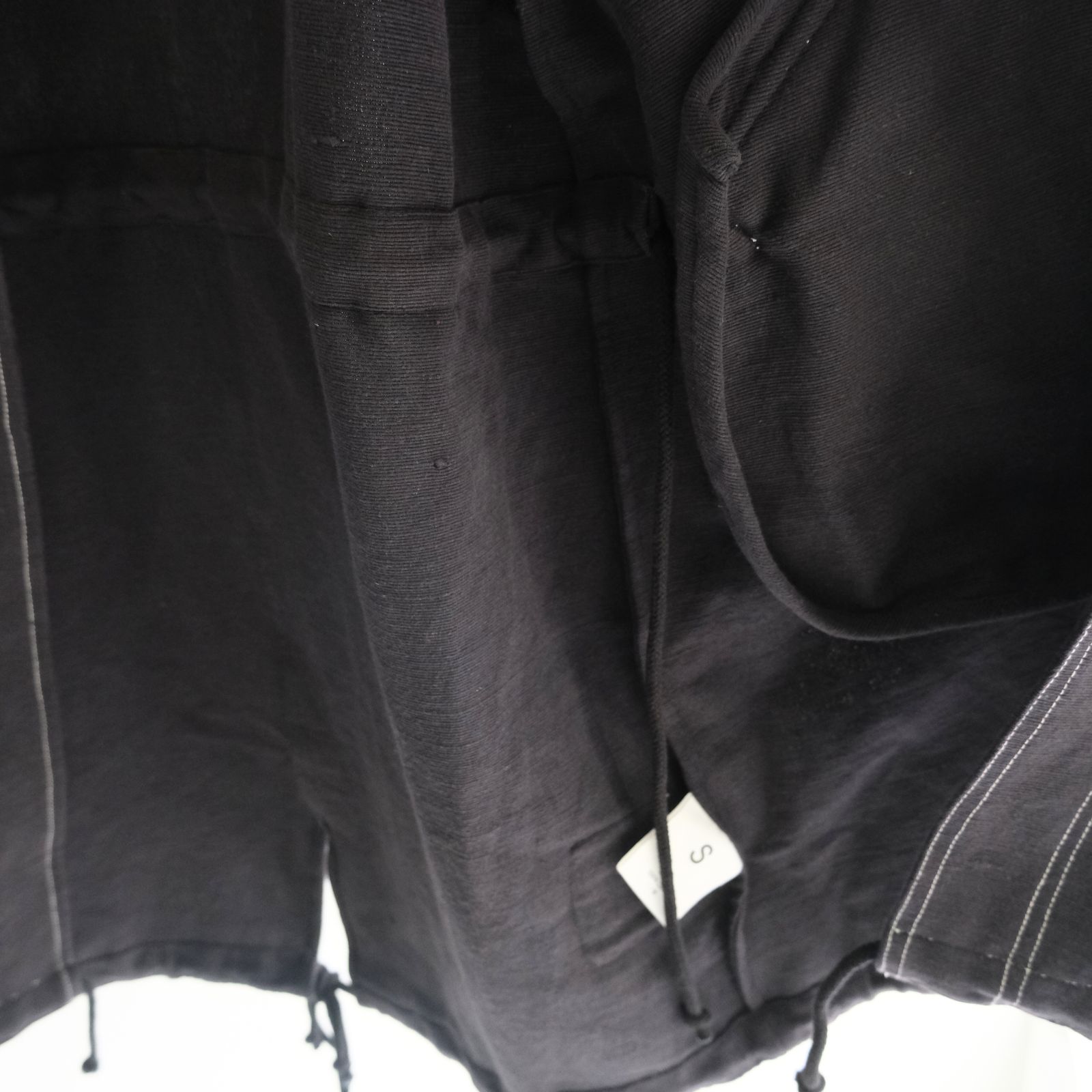 BRAMBLE PARKA / コート / フィッシュテールパーカー/ コットン / Wonky-Wear / BLACK