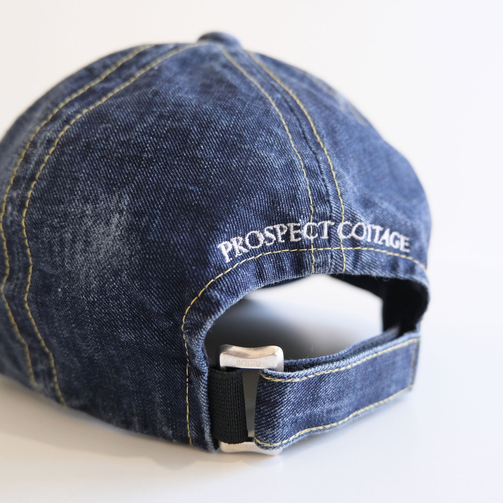 Logo Cap / デニム / キャップ / ダメージ加工 / Indigo
