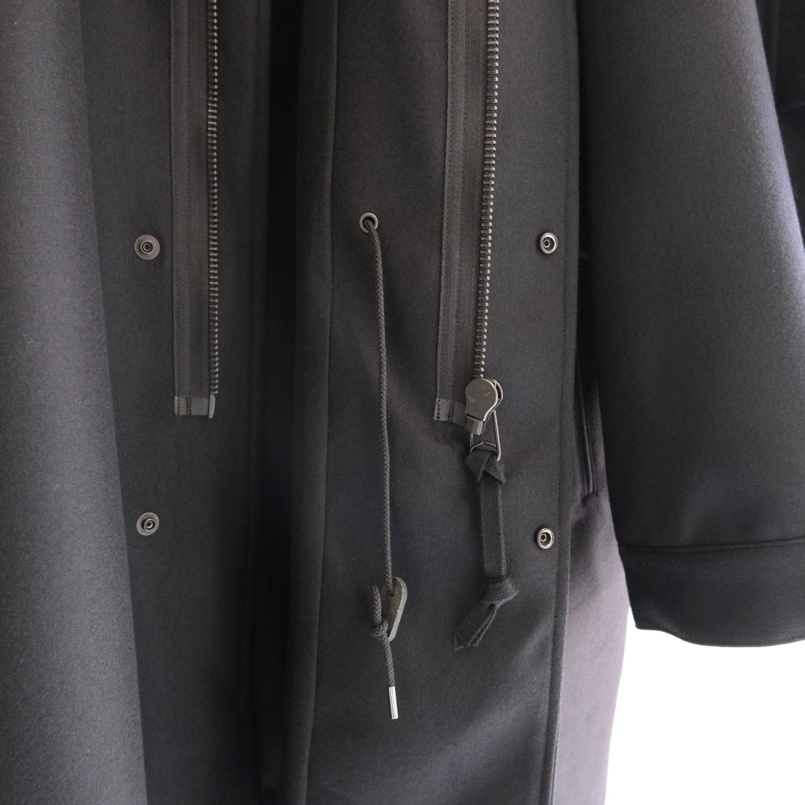 SUPER FINE LIGHT MELTON B/C FIELD COAT / コート /  / BLACK