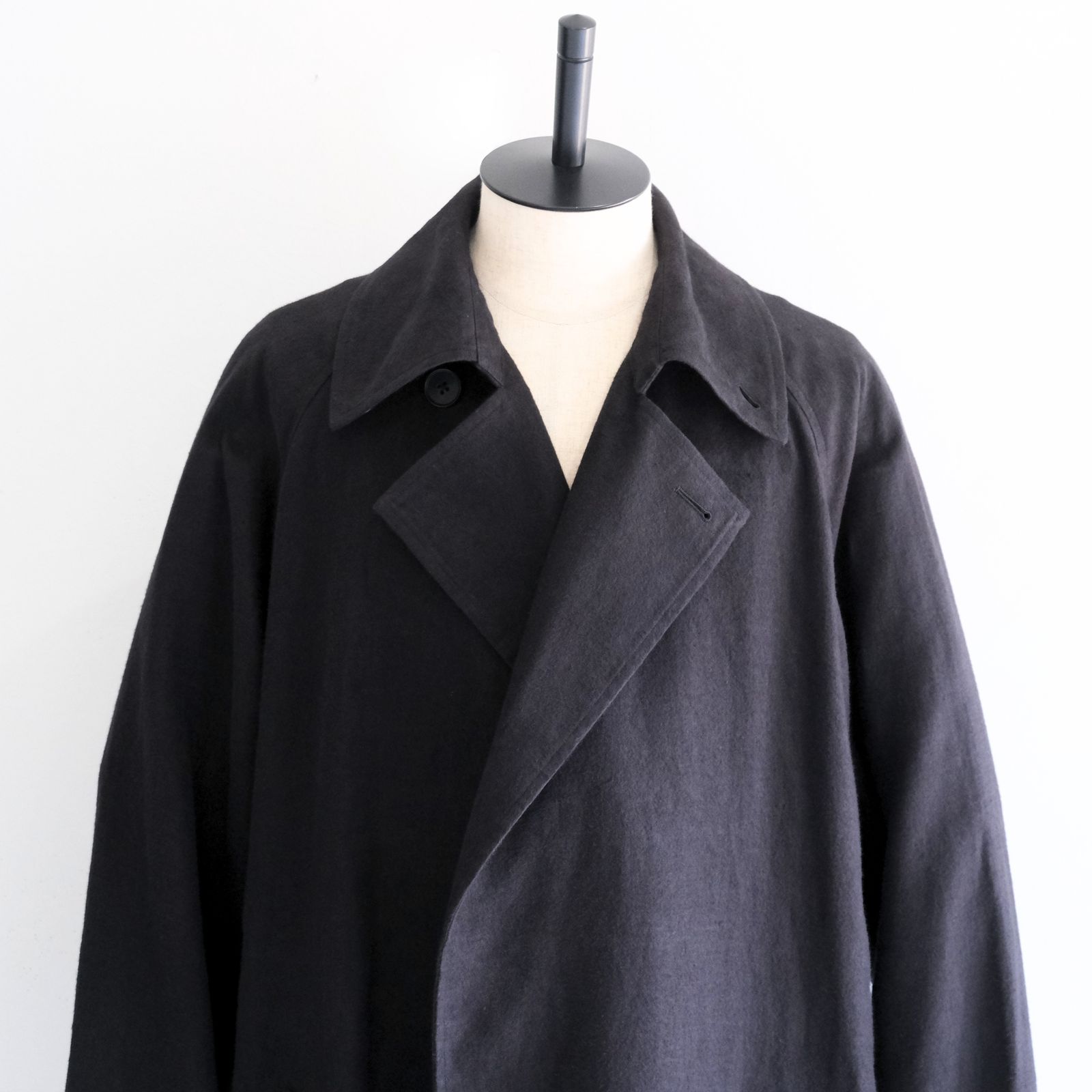 【残り1点】Hemp Oversize Coat（Black）