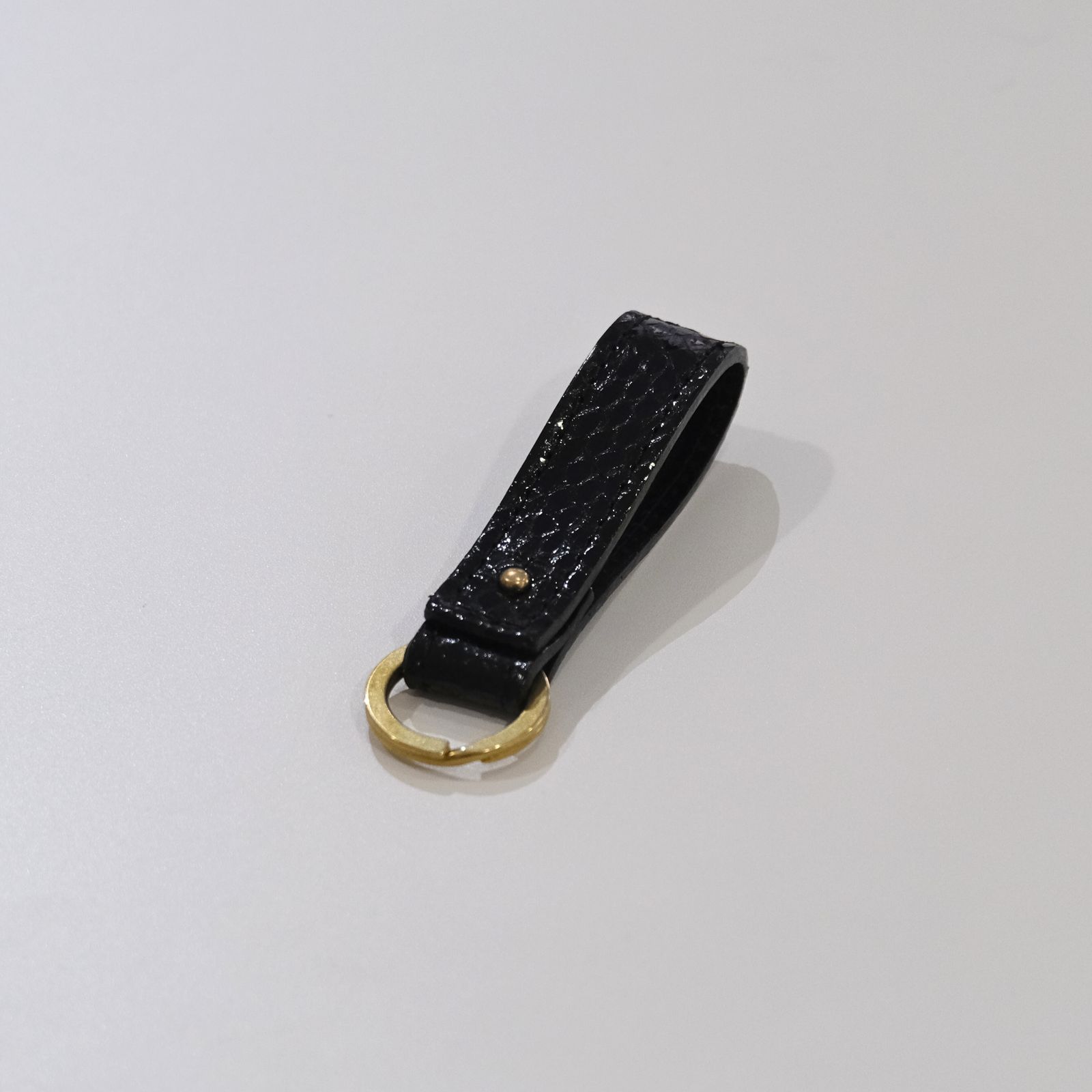 KEY RING / レザー / パイソンレザー