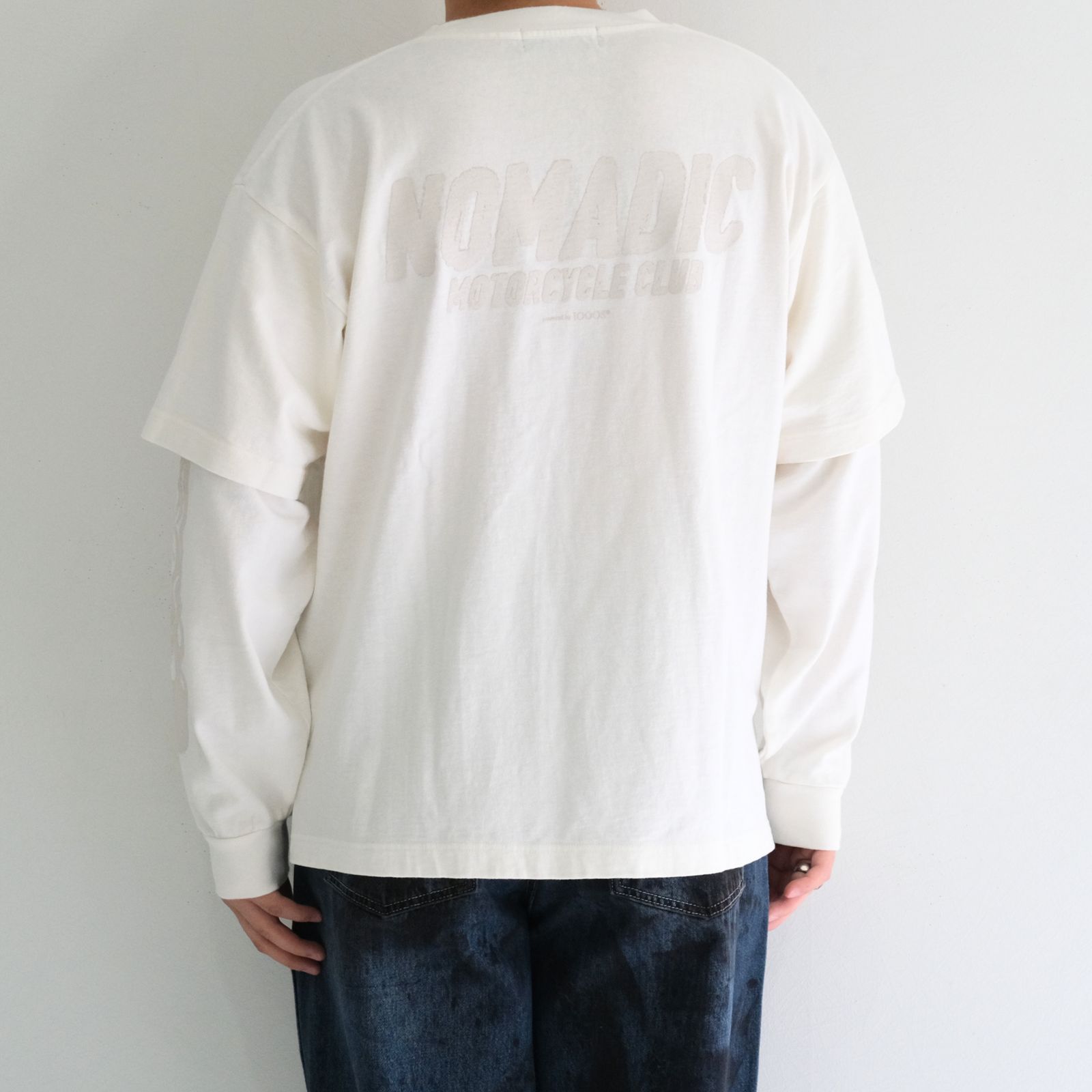 MC LAYERED LS TEE / MC レイヤード LS TEE（OFF WHITE）