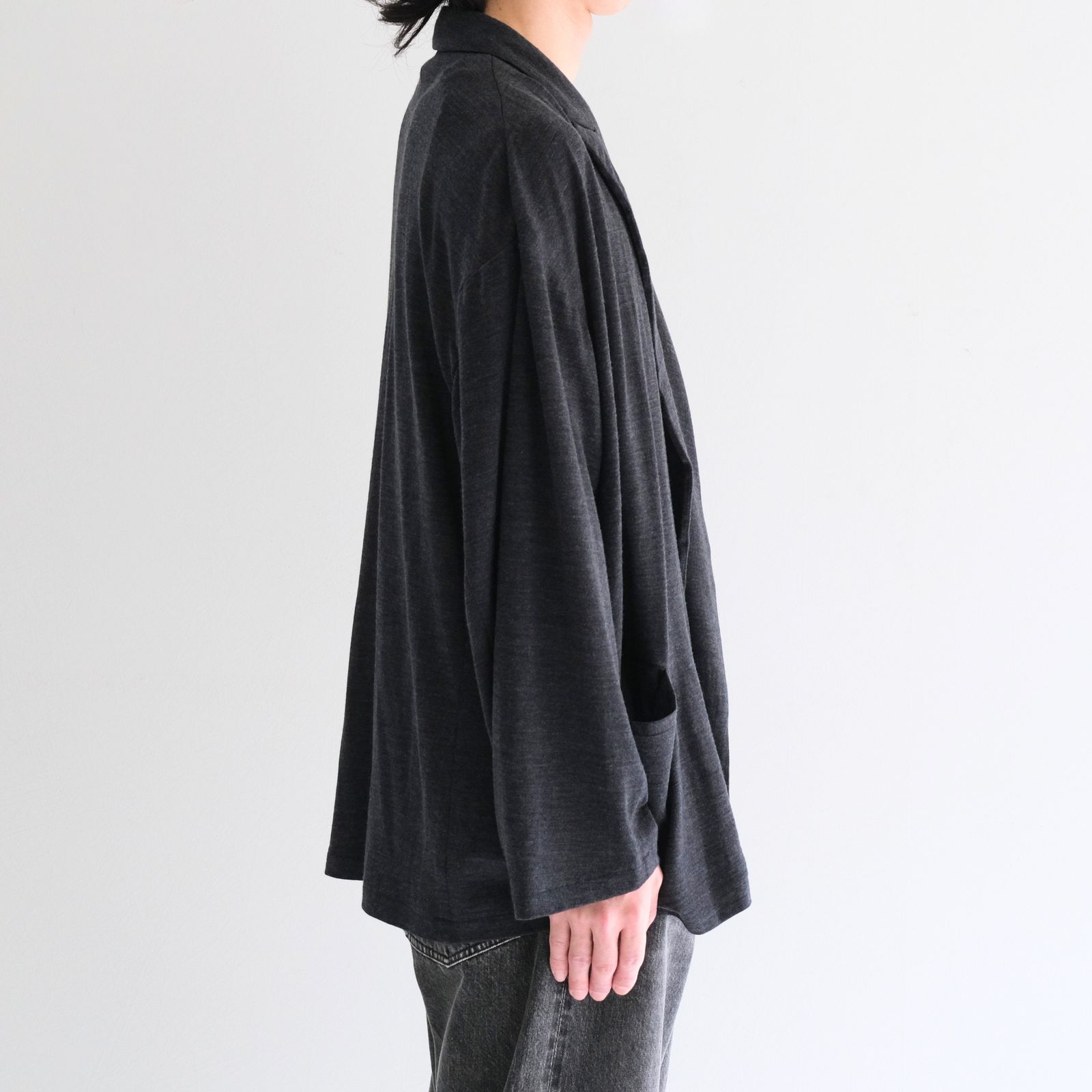 Blanc YM - 【残り1点】Wool Jersey JKT / ウールジャージージャケット