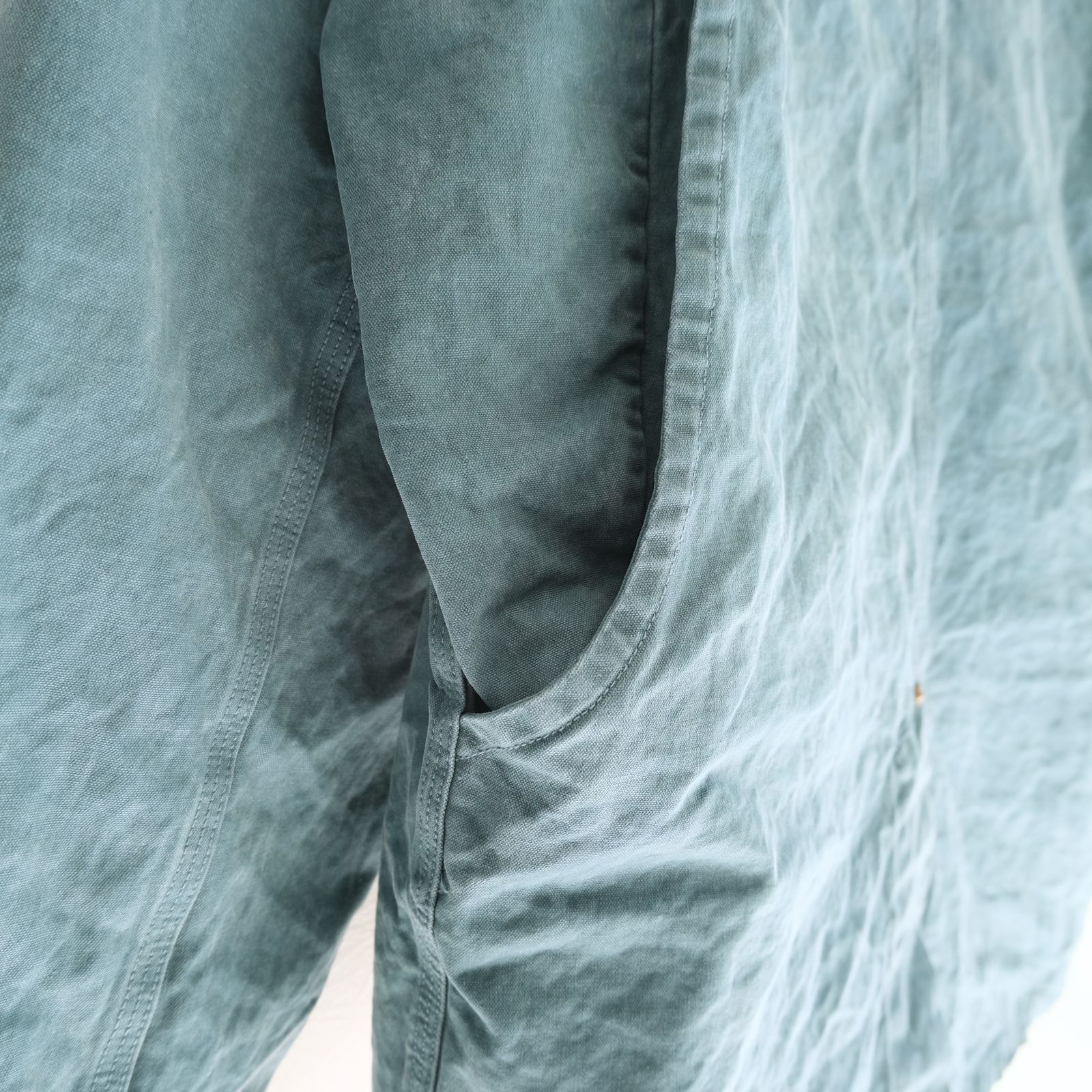 WAXED DUCK CHORE COAT / ジャケット / チョアコート / パラフィン加工 / ワックス / TEAL GREEN