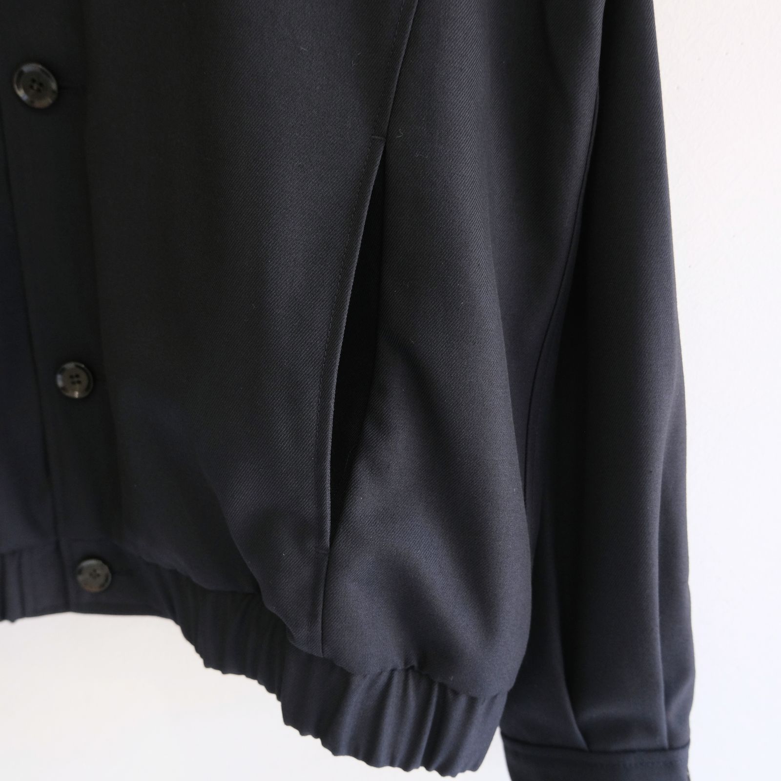 【残り1点】MESH WOOLEN RAGLAN BLOUSON（LIBERTY NAVY）