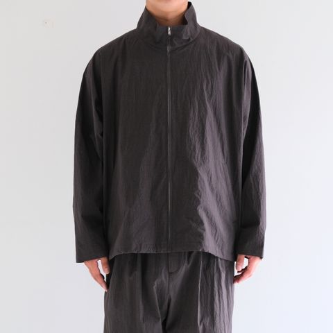 COTTON NYLON TRACK JACKET / コットンナイロン トラックジャケット（TAUPE）