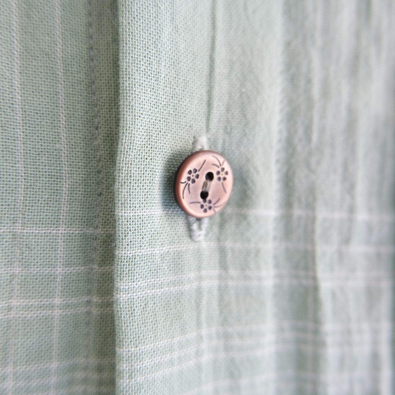 "MERCED" Sheer Through Shirt （MINT）