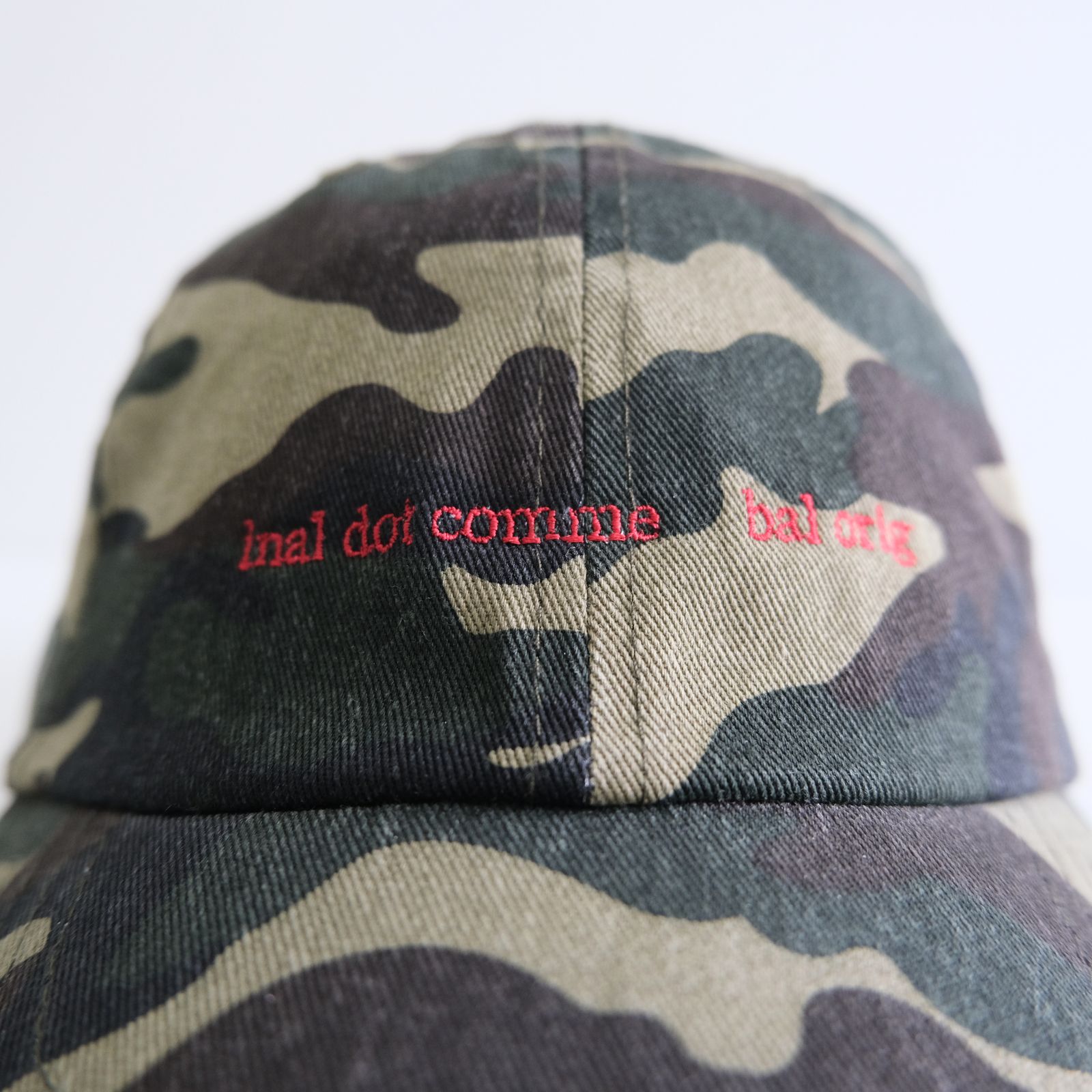 COTTON 6-PANEL HAT（WOOD LAND）