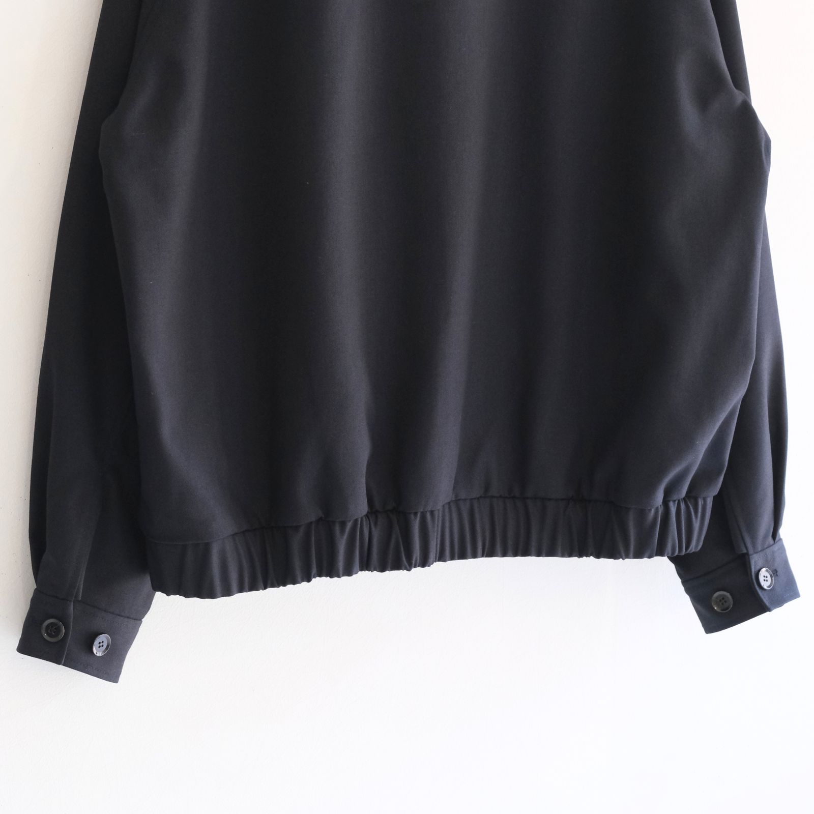 【残り1点】MESH WOOLEN RAGLAN BLOUSON（LIBERTY NAVY）