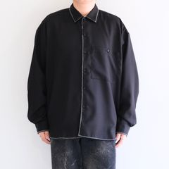 Stitch L/S Shirts / スティッチ L/S シャツ（Black）