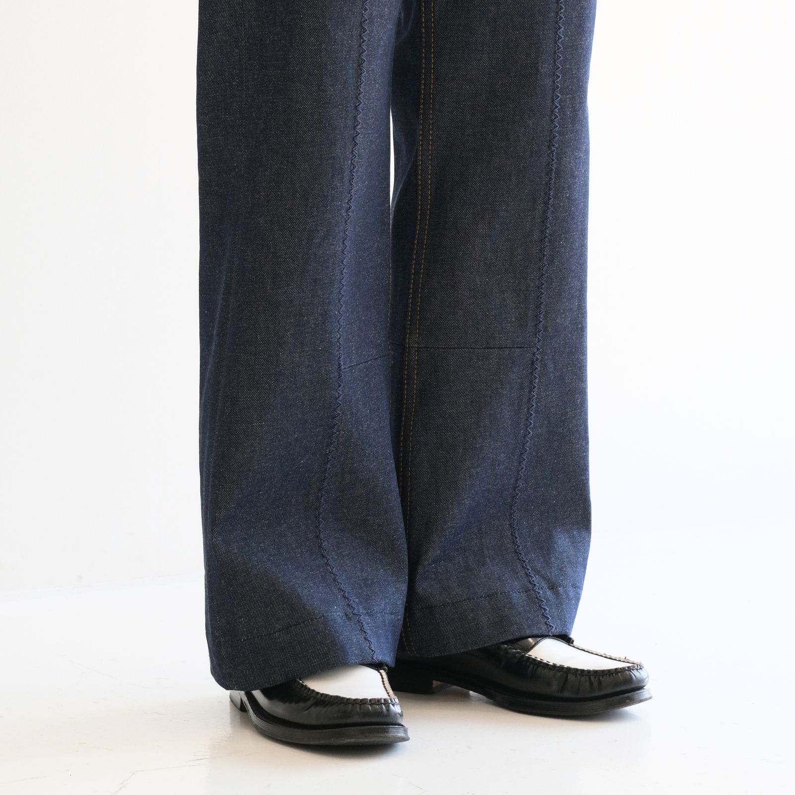 Rigiddenim Flared Pants / リジッドデニムフレアパンツ（Indigo）