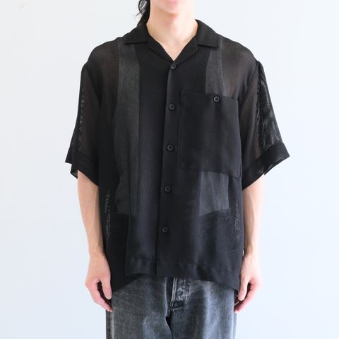 Mesh S/S Shirts / メッシュS/Sシャツ（Black）