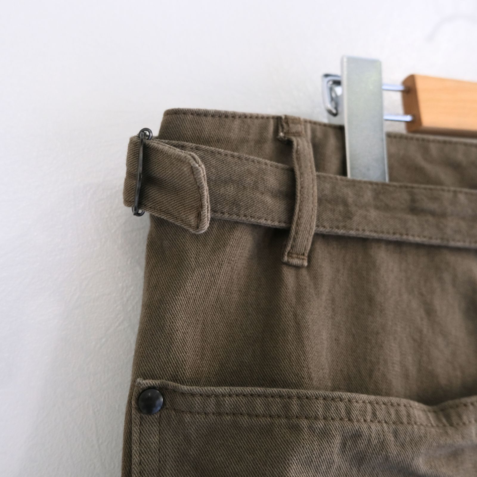 FADED CORKSCREW TWILL WORK PANTS（FADED BROWN）