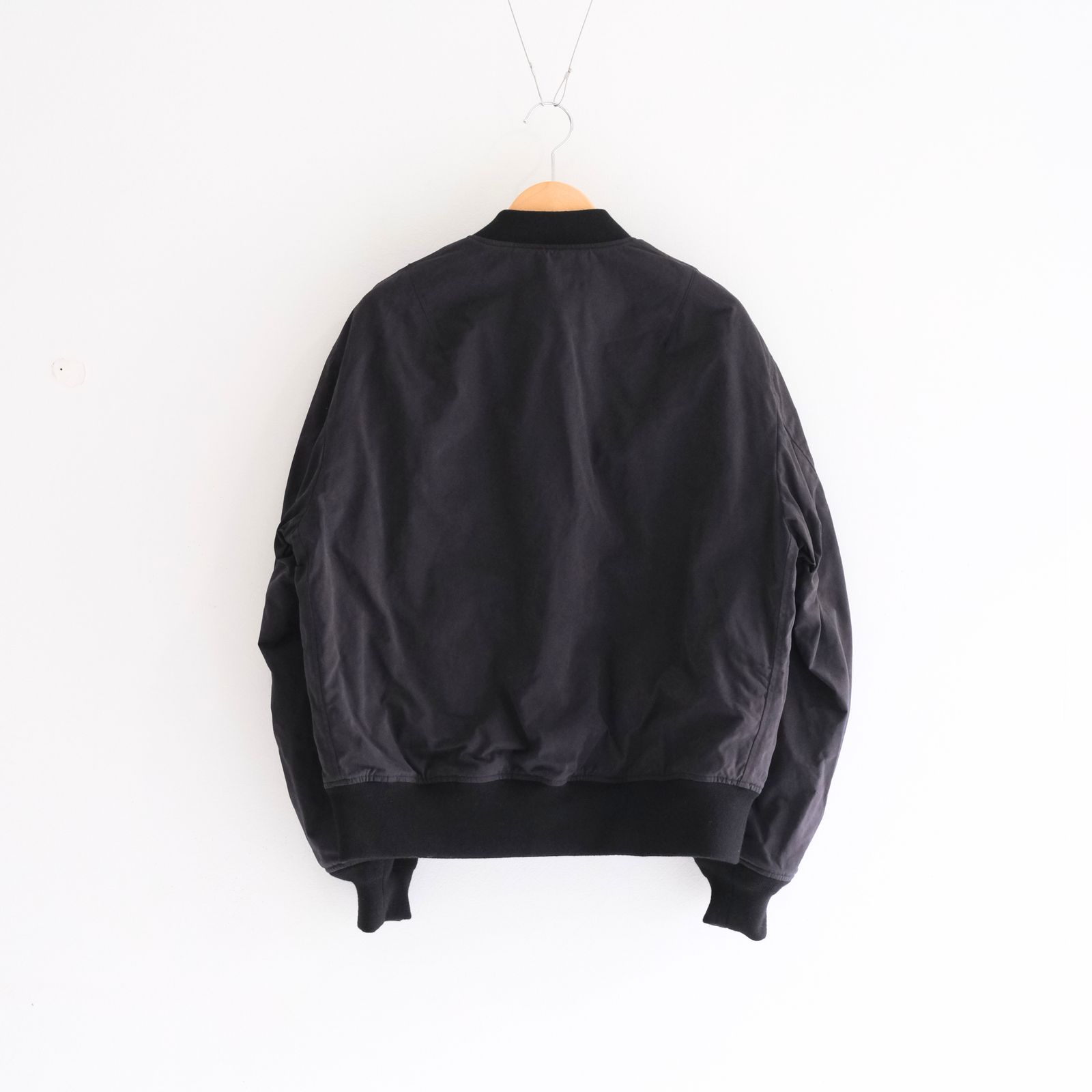 【残り1点】WAXED WEATHER FLIGHT JKT（INK BLACK）