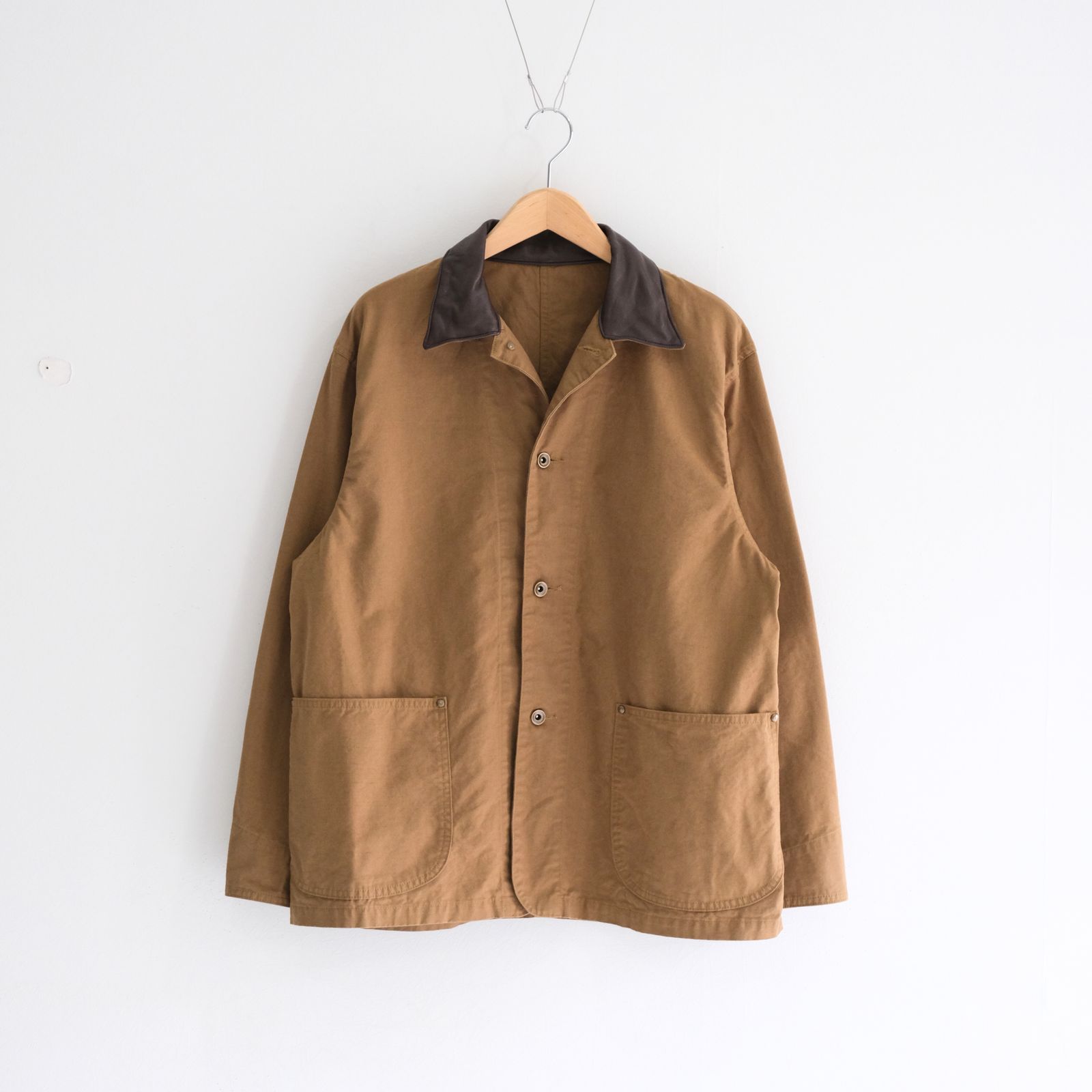 WASHED C/R/S DUCK COVERALL / ジャケット / カバーオール / KHAKI BEIGE