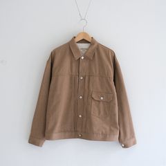 1ST TYPE COTTON PIQUE JACKET / ジャケット / Unstained / organic cotton / D.Brw