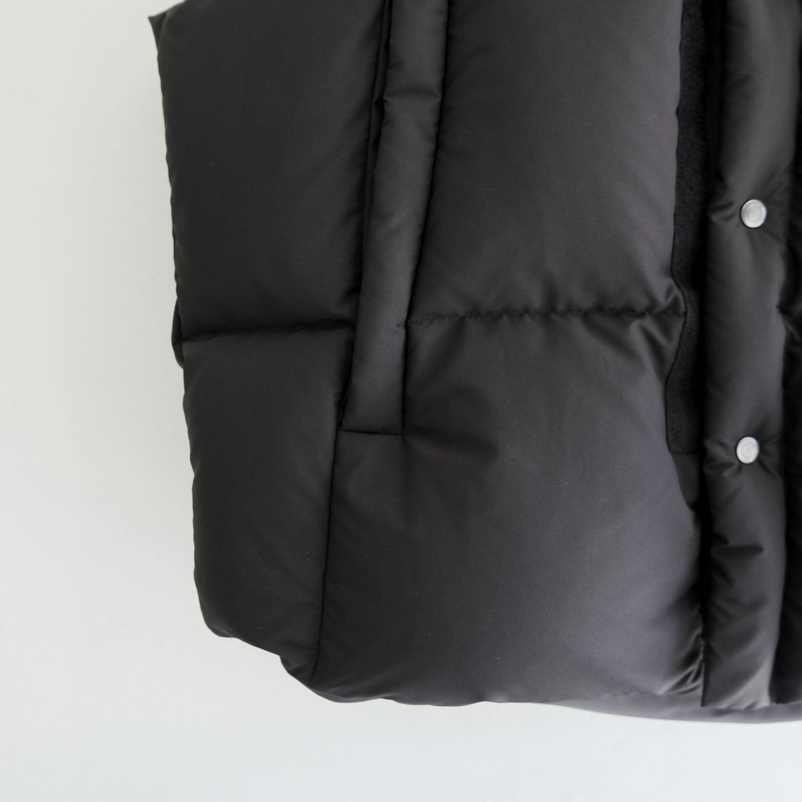 【残り1点】"SPRINGFIELD"  Water-repellent Down Vest（BLACK）