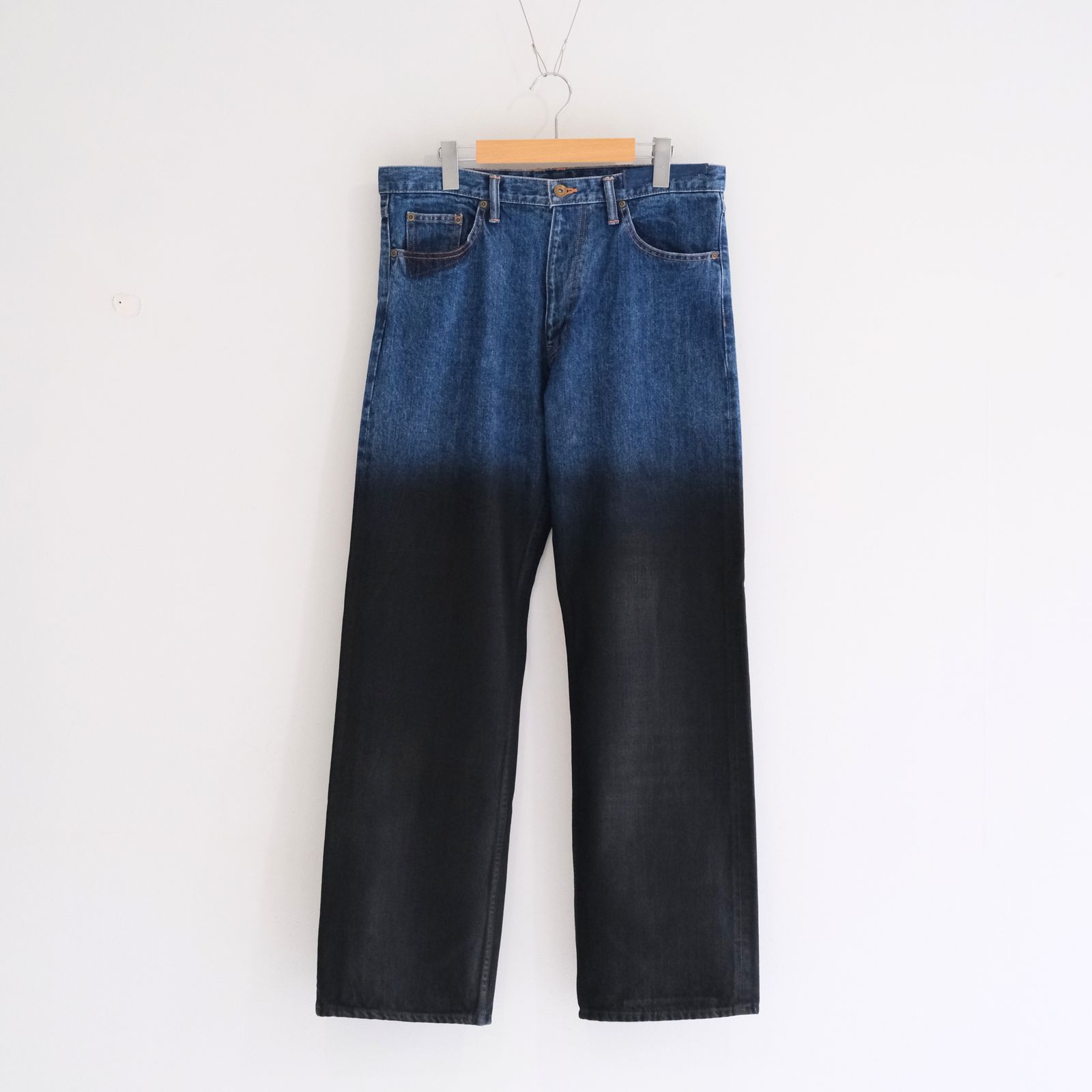 "JUDE Ⅱ"REPAIRED Half Oiled Coated Straight by 66 Selvedge Denim / パンツ / デニム / ワックスオイルド加工 / REPAIRED/OILED