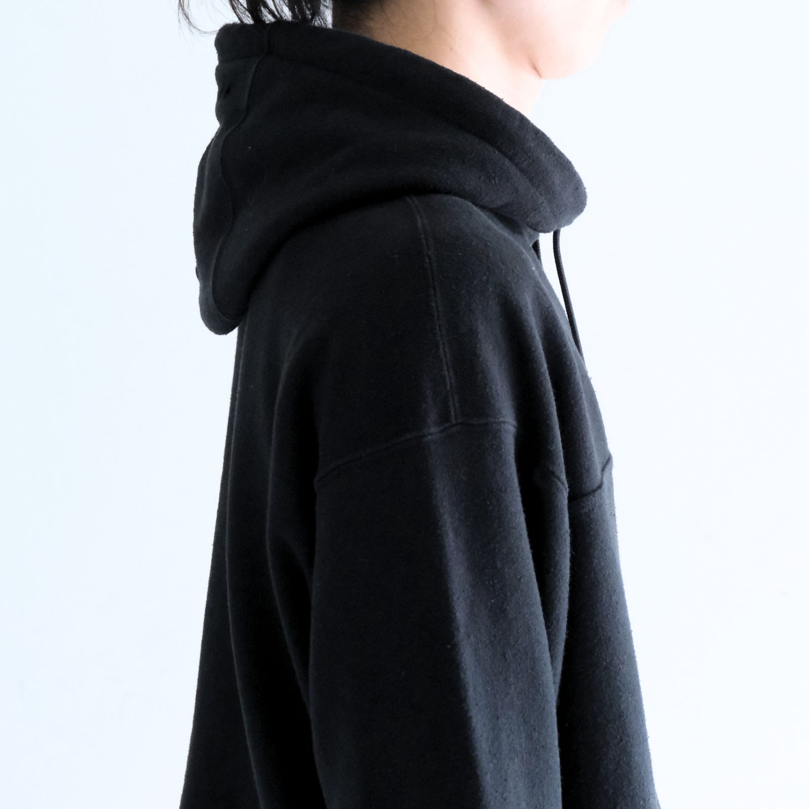 NEPPED HOODIE（INK BLACK）
