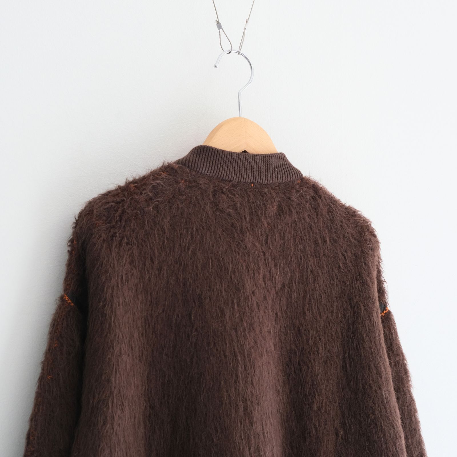 Suri Alpaca Bomber Jacket / ジャケット / ボンバージャケット / アルパカ / スリアルパカ / Dark Brown / Orange