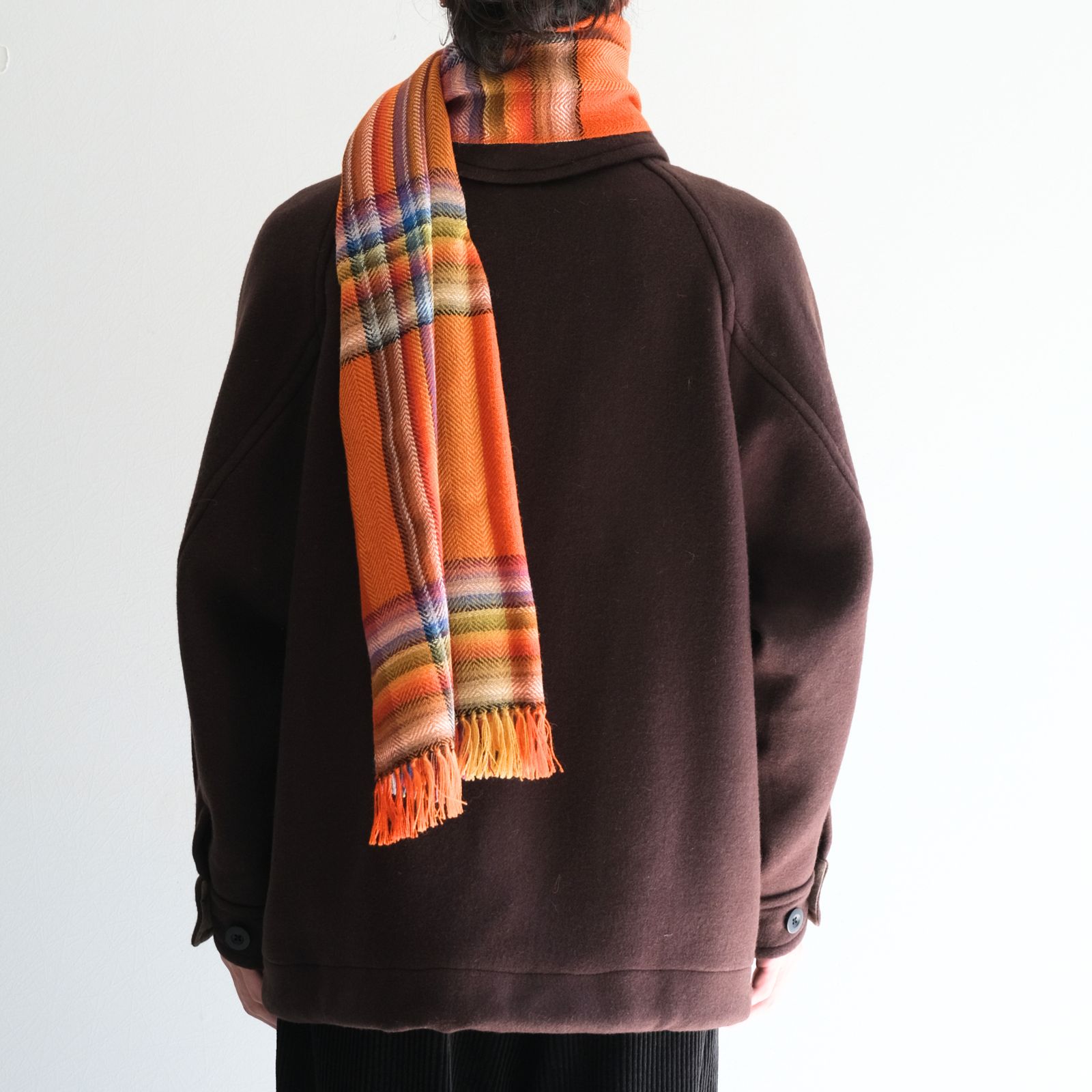 【残り1点】Multi Coloured Scarf（Orange）