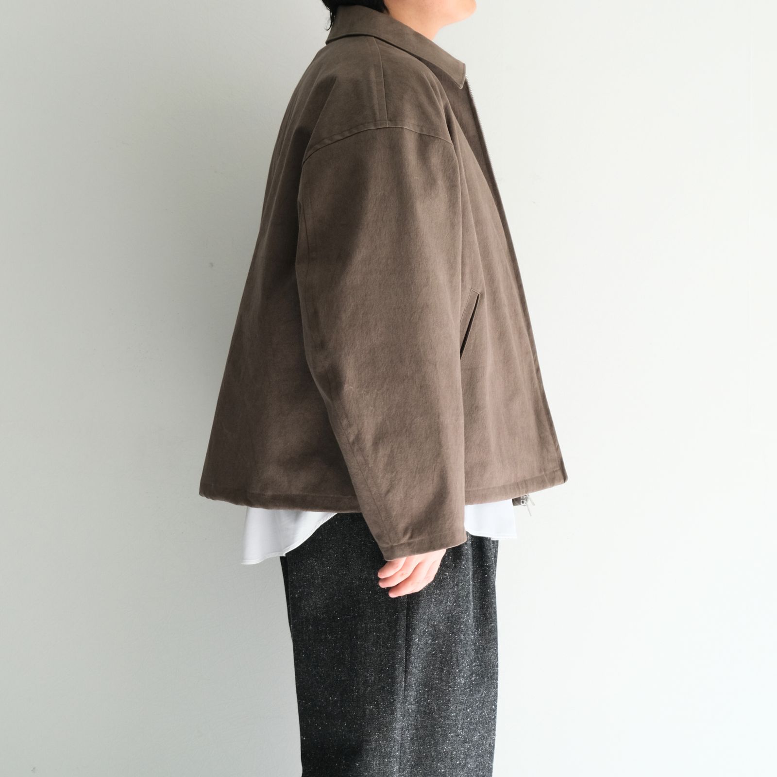 Vintage Canvas Drizzler JKT / ジャケット / ドリズラージャケット / 帆布 / Brown