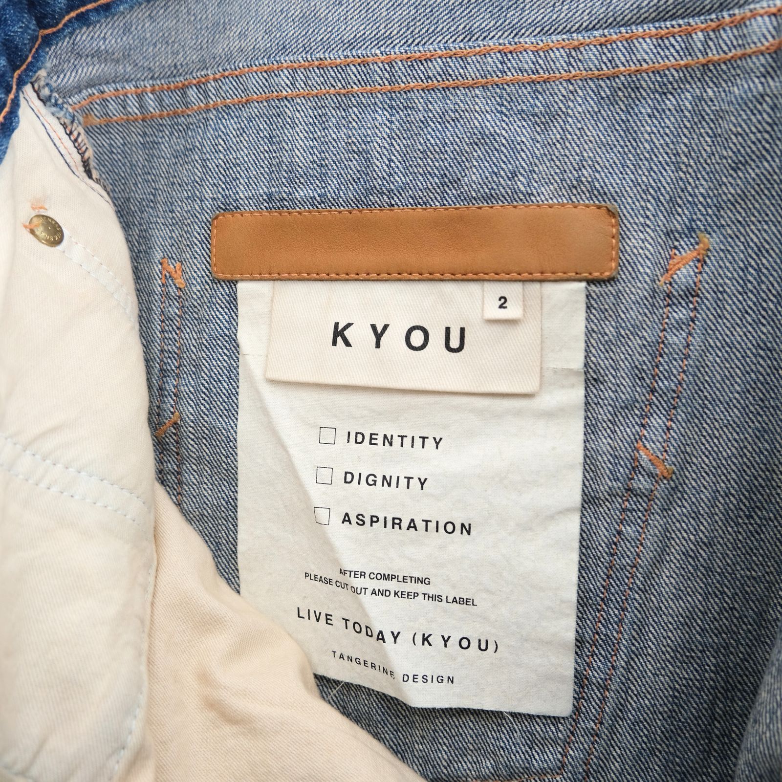 "JUDE Ⅱ" HIPPIE New Standard Straight by 66 Selvedge Denim / デニム / 刺繍 / CRASH BLUE