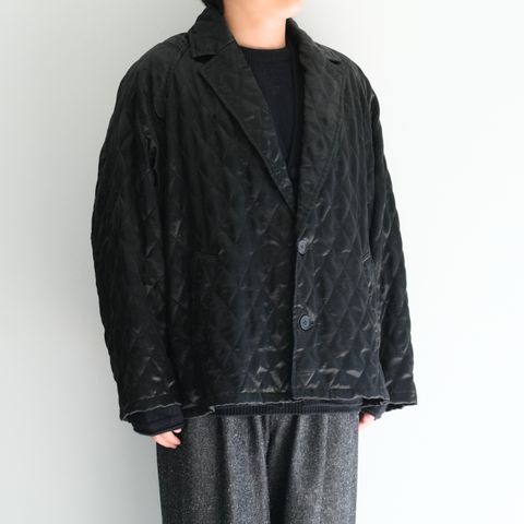 QUILTING RAGLAN JACKET / ジャケット / シングルジャケット / BLACK