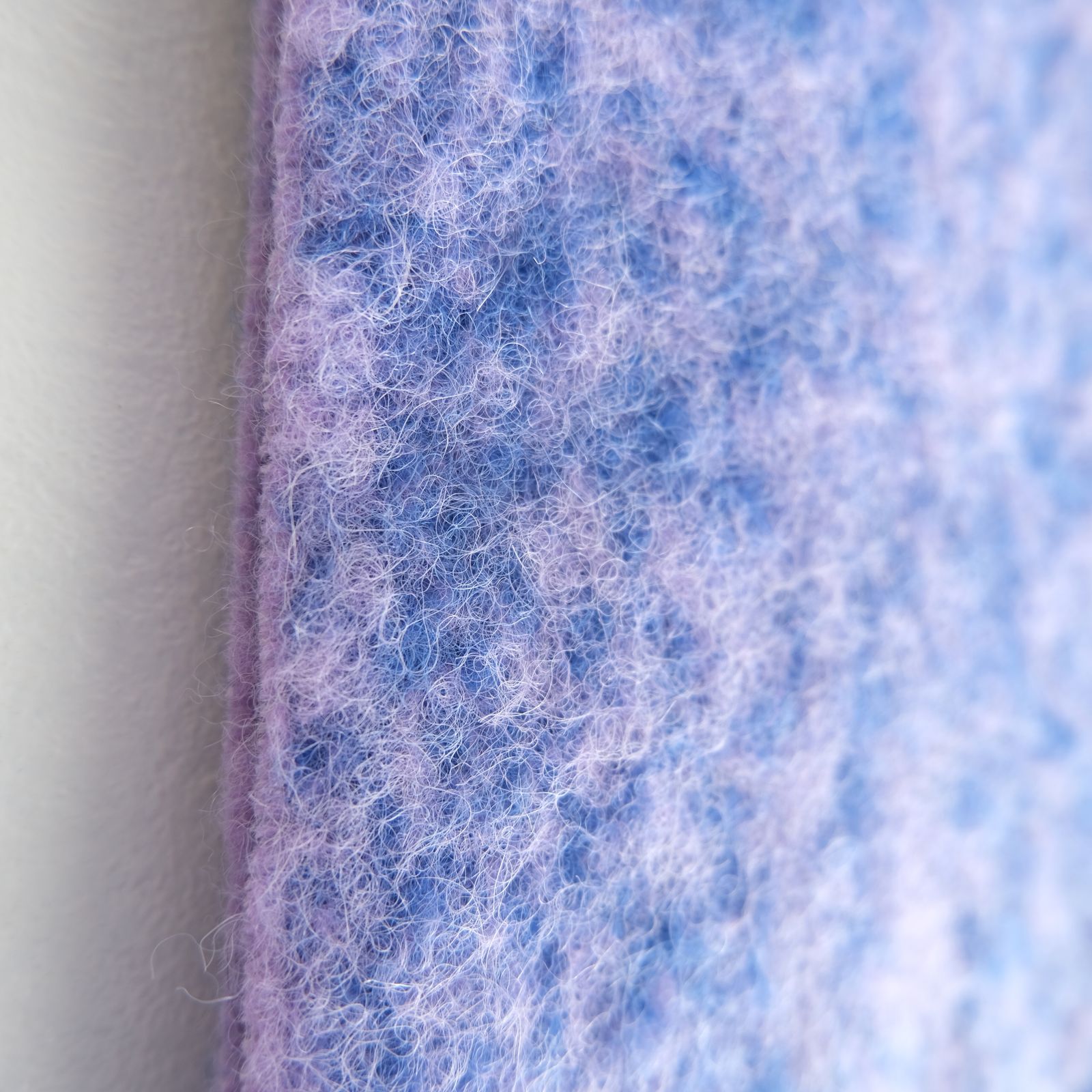 Two Colour Woolly Scarf / マフラー / アルパカ / Blue / Violet