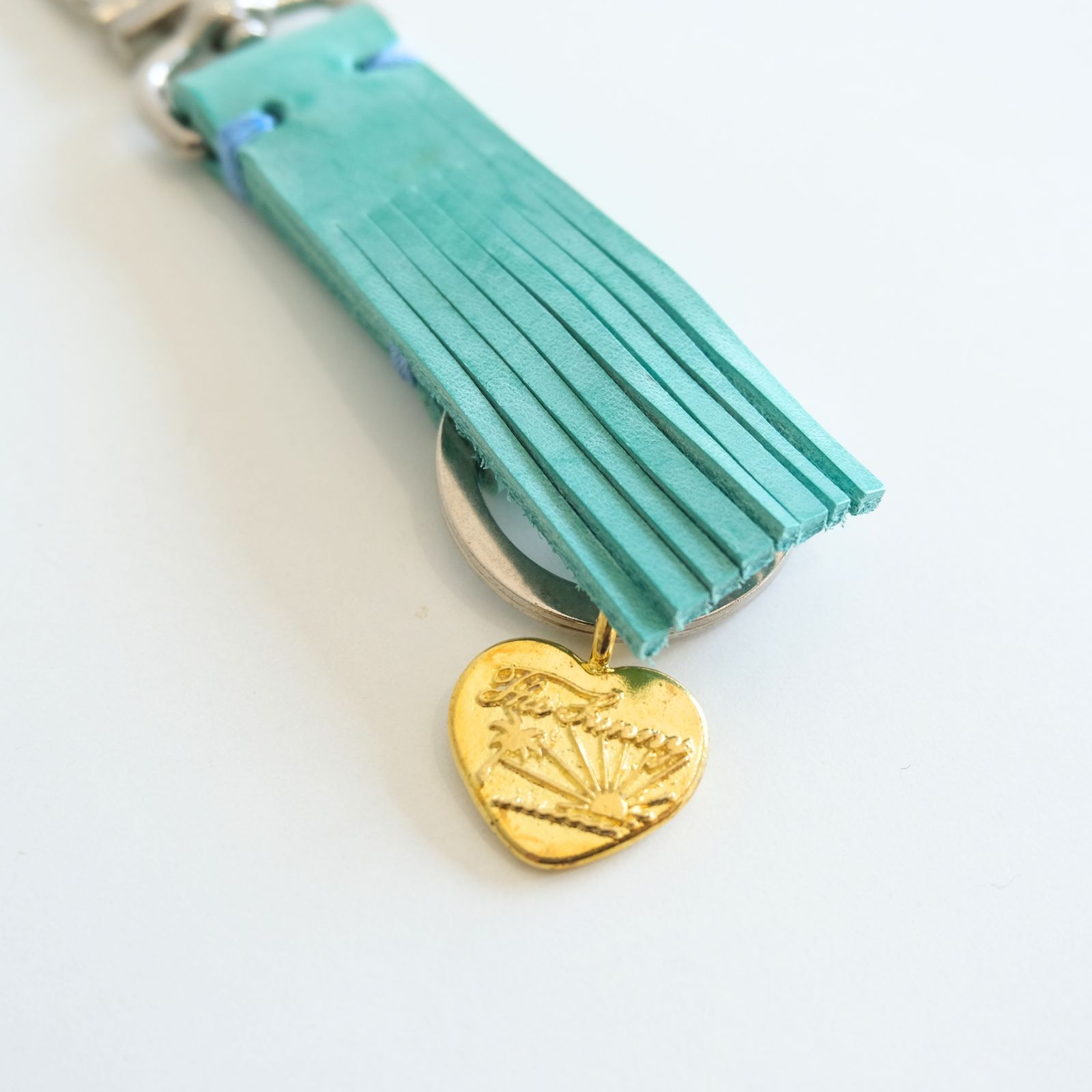 【残り1点】FRINGE KEY HOLDER（turquoise）
