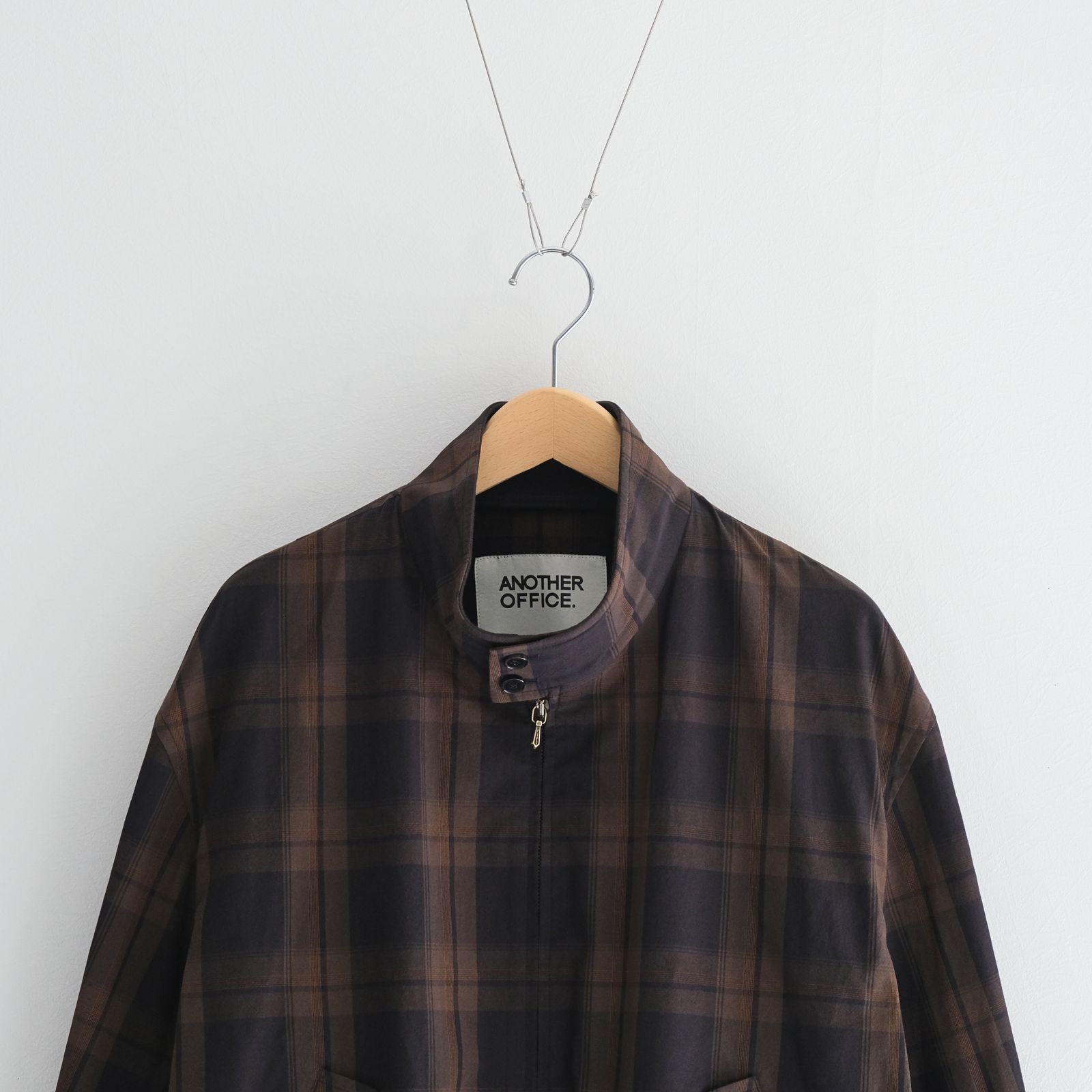 Huge Harrington Jacket / ハリントンジャケット / Olive-Check