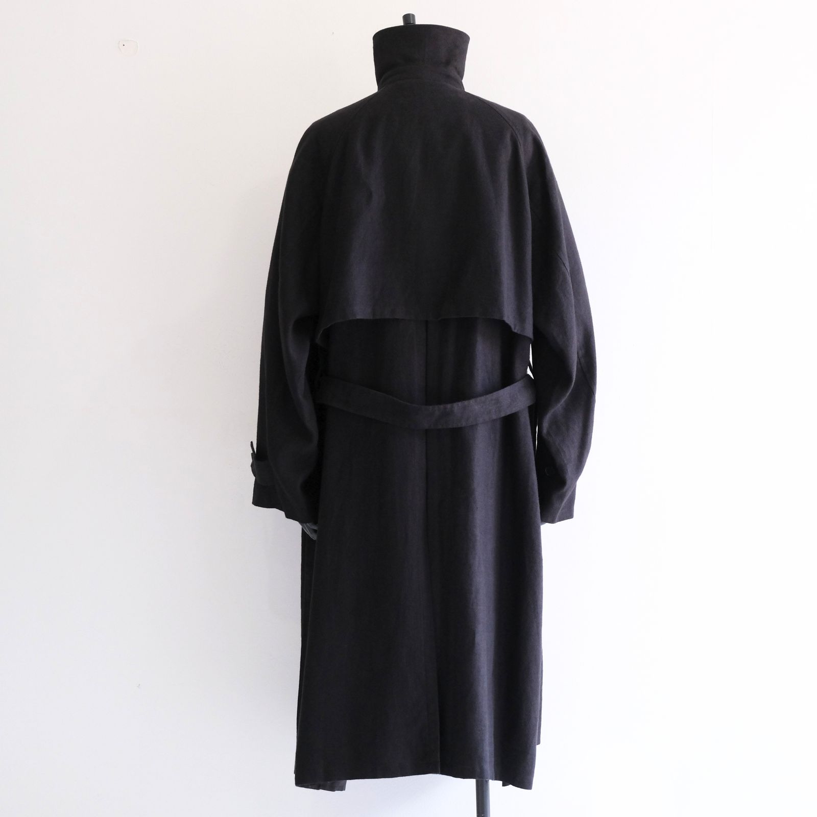 【残り1点】Hemp Oversize Coat（Black）