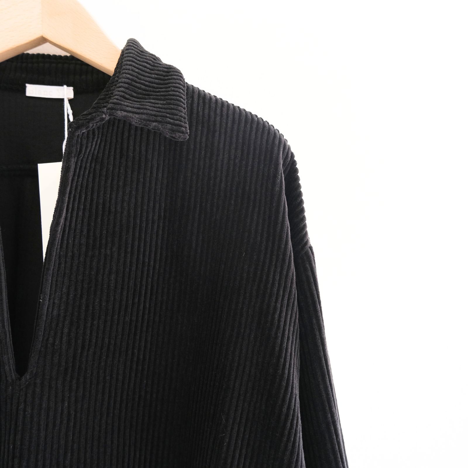 【残り1点】Corduroy Skipper Shirts（Black）