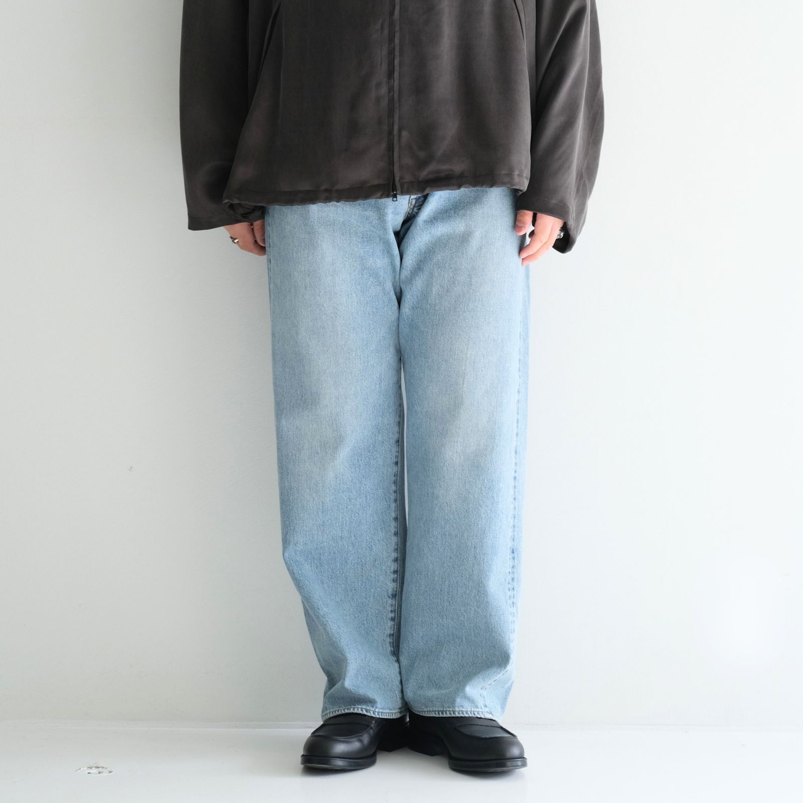 VINTAGE WASHED SELVEDGE DENIM 5P PANTS / パンツ / デニム / 5ポケット / FADED BLUE