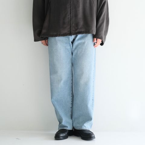 VINTAGE WASHED SELVEDGE DENIM 5P PANTS / パンツ / デニム / 5ポケット / FADED BLUE