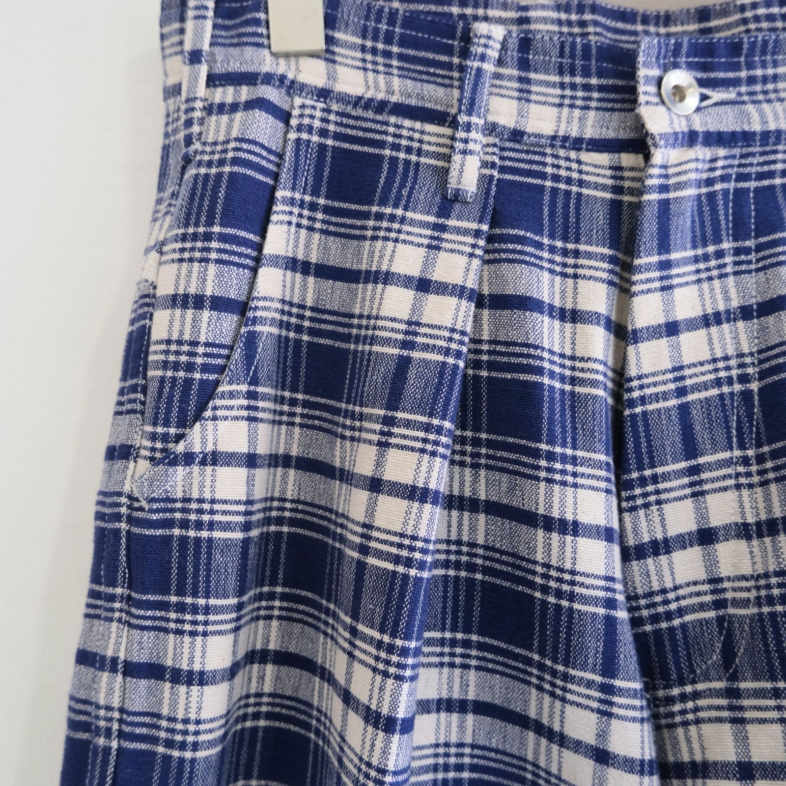 LUSH PANTS / ラッシュパンツ（PICNIC CHECK HANDLOOM）