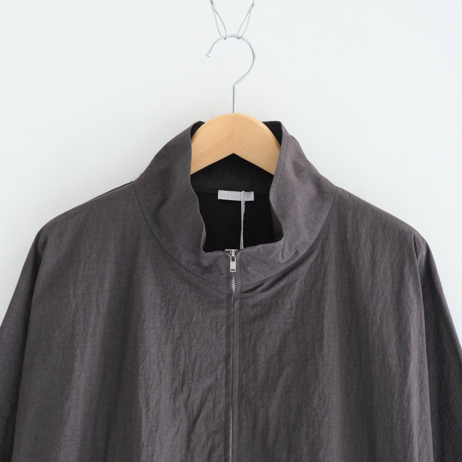 Blanc YM - COTTON NYLON TRACK JACKET / トラックジャケット