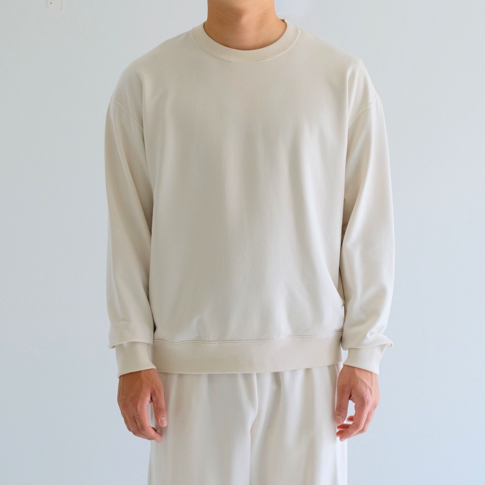 28G Cupro Pullover / スウェット / WHITE(Oxford White)