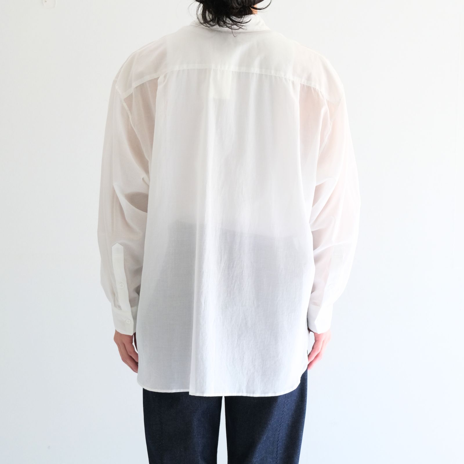 Superior Cotton Wide Shirts / スペリオール コットン ワイド シャツ（White）