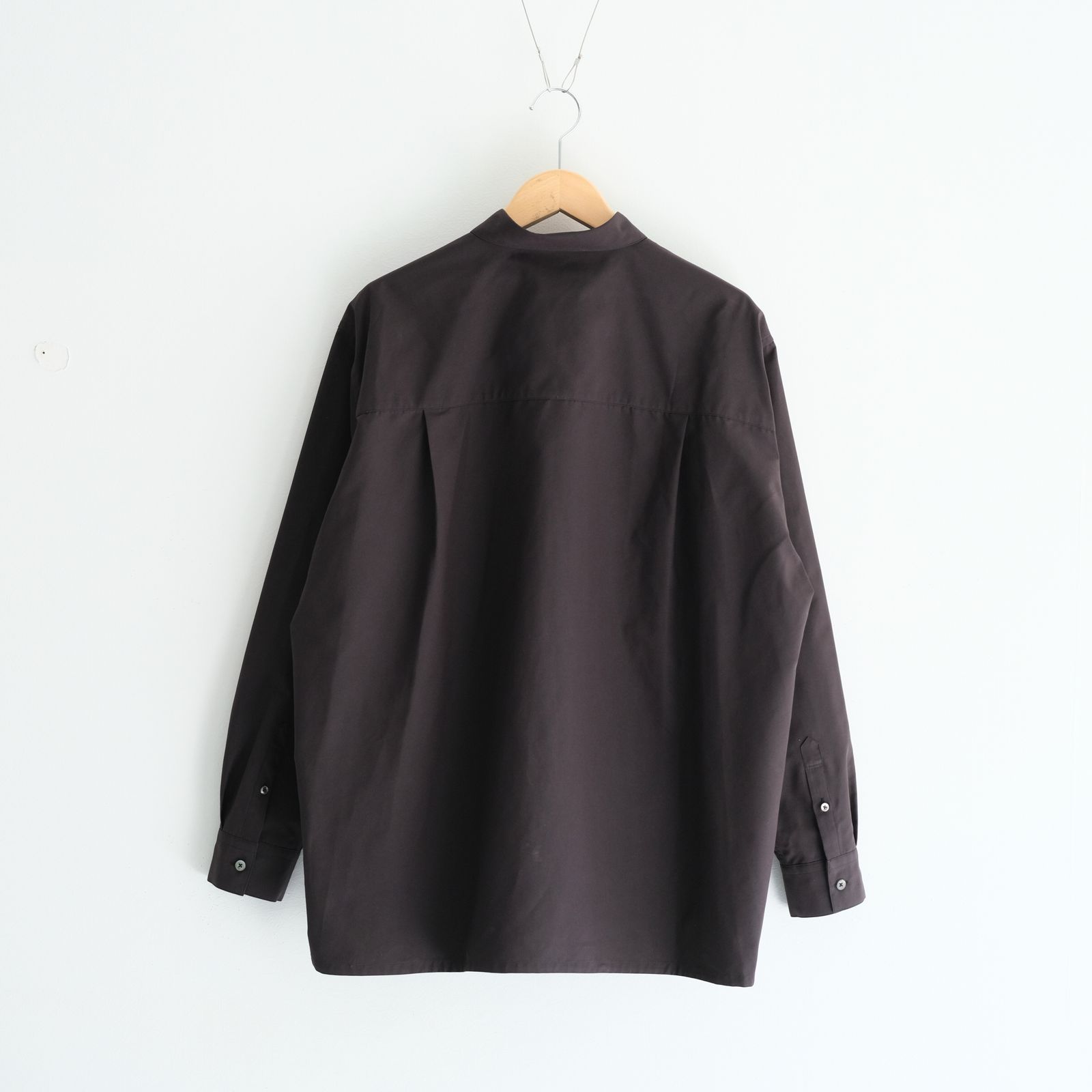 Peach back twill - Rob / シャツ / ポリエステル / ナイロン / Charcoal black