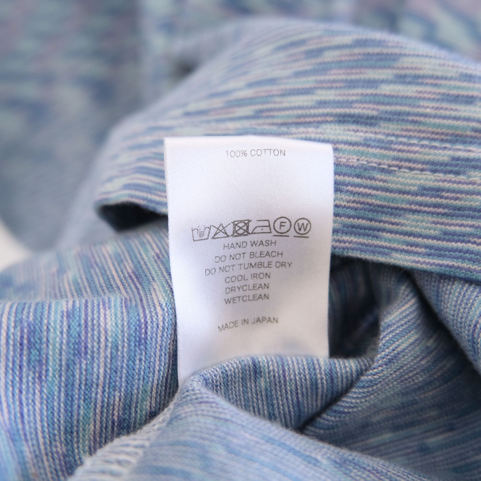VORTEX TECHNICAL LOGO TEE fabric by SUN/kakke （MIX BLUE）