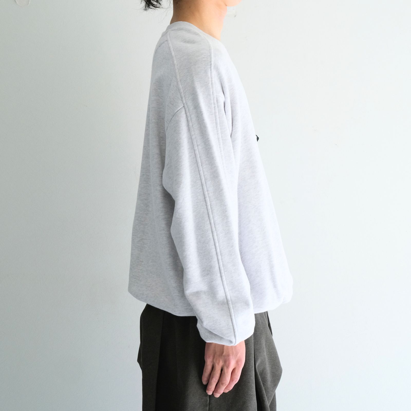 BAL / BIKE ATHLETIC LOOP WHEEL COTTON CREW / BAL × BIKE / アスレチック ループホイール コットンクルー（ASH GRAY）